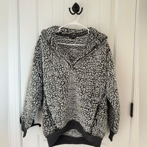 express sherpa quarter zip